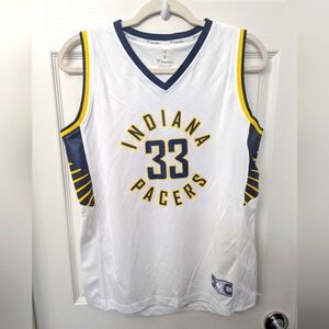 Fanatics Indiana Pacers White Jersey with Yellow and Blue Accents